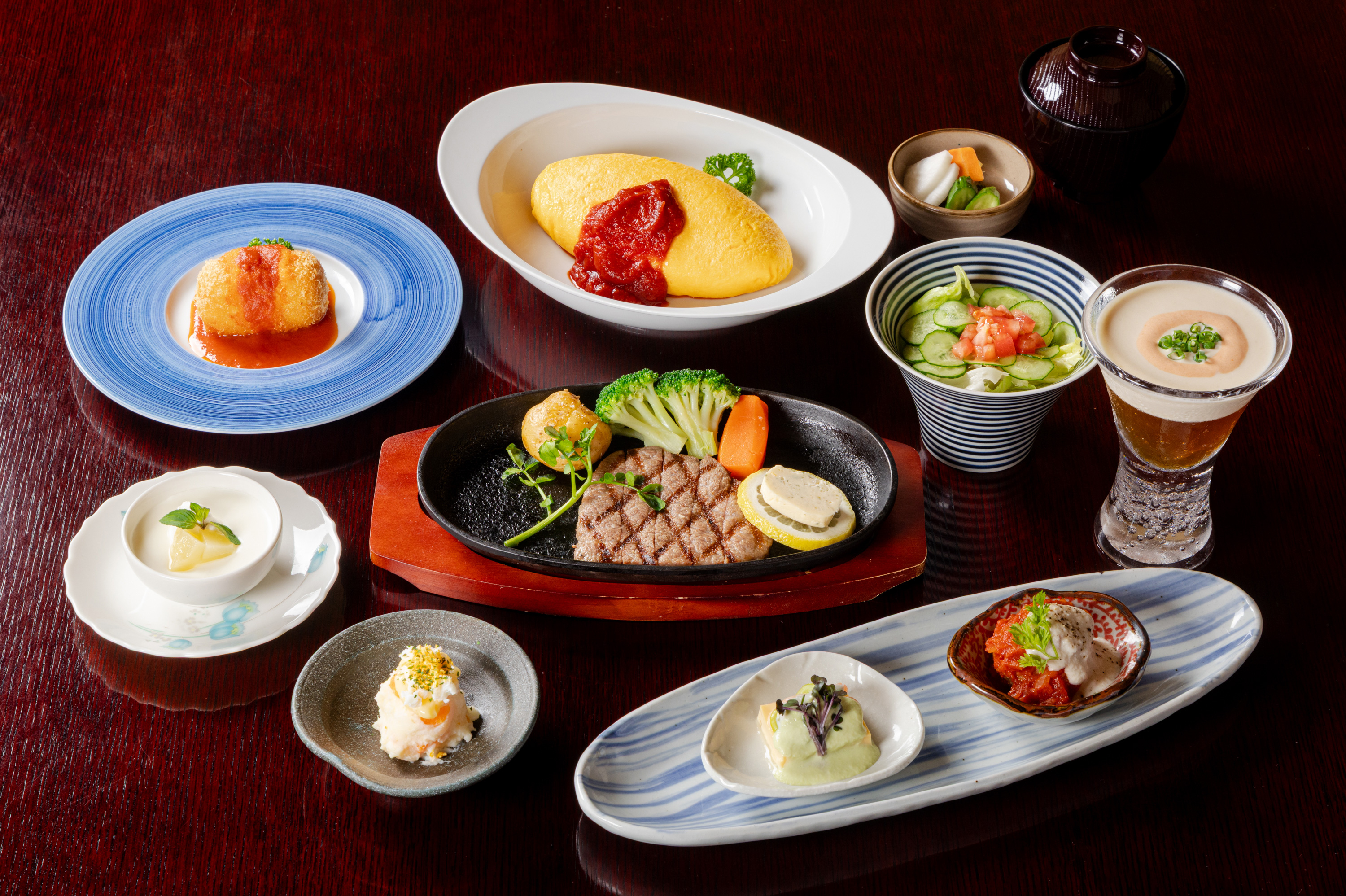 津つ井の洋食・夏のアレンジコース